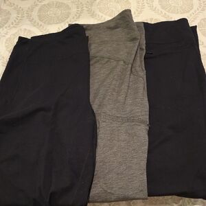Black and Gray Leggings